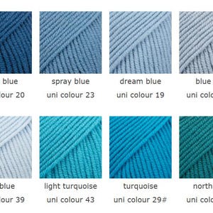 Superwash Merino Wool Yarn Drops Merino EXTRA FINE – DK Weight, Gentle Skin Knitting Yarn image 7