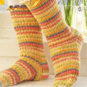Wool blend sock yarn Superwash yarn Fingering yarn Knitting wool yarn Socks yarn Drops Fabel Yarns wool Gradient yarn image 9