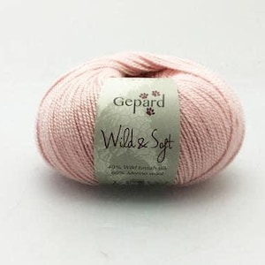 Gepard Garn WILD & SOFT Yarn – Tussah Silk Merino Wool Blend image 3