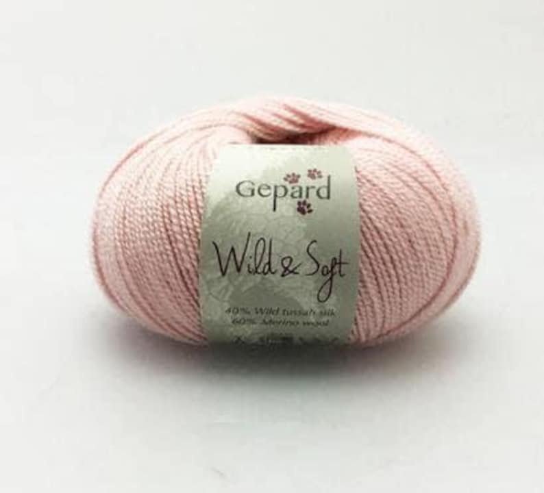 Gepard Garn WILD & SOFT Yarn – Tussah Silk Merino Wool Blend image 3
