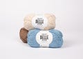 Cotton yarn mixed with Linen and Viscose DROPS Belle, Crochet yarn, Knitting yarn, DK yarn, Light Worsted yarn, Summer fiber, Drops yarn product logo