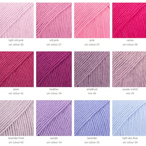 Superwash merino wool yarn Yarn for baby Natural fiber yarn Sport weight yarn Soft wool Knitting yarn Yarn for blanket image 7