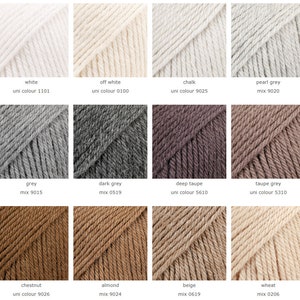 Wool yarn Knitting yarn Yarn worsted DK yarn Alpaca yarn DROPS Lima Winter yarn Knitting wool yarn Garnstudio yarn Crochet imagem 4