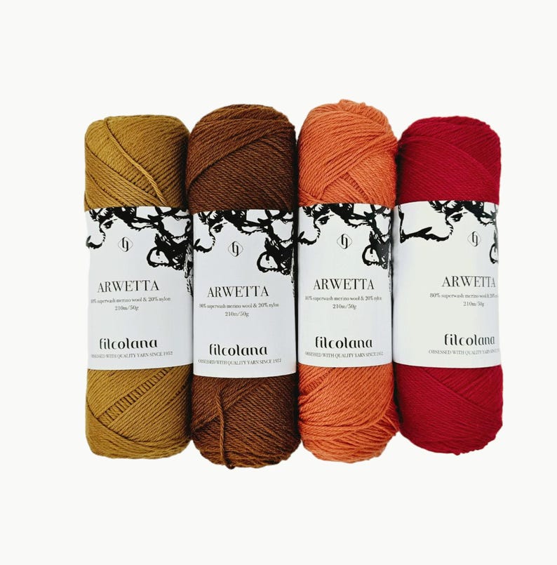 Filcolana ARWETTA Superwash Merino Blend Yarn, Sock Weight (50 Grams 230 Yards) image 14