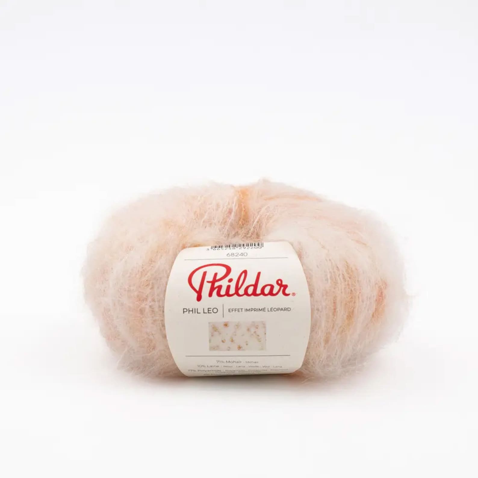 Mohair Yarn - Knitting Yarn Phildar LEO - Trendy Print Aran Weight Yarn ...