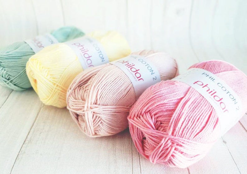 Cotton crochet yarn Sport weight knitting yarn Amigurumi Etsy