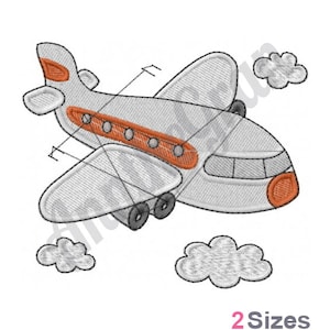 Airplane Embroidery Design. Machine Embroidery Design. Toy Embroidery Design. Plane Embroidery Design. Toy Plane Embroidery Design