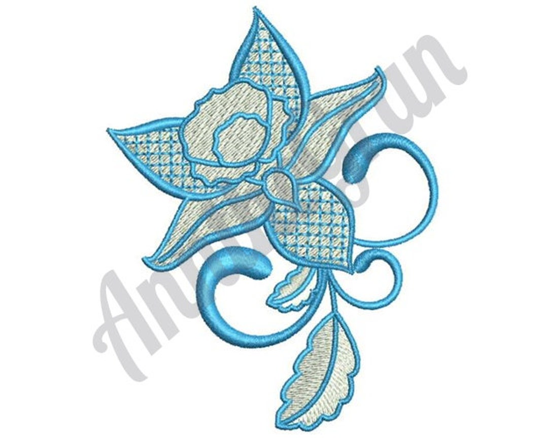 Daffodil Flower Embroidery Design. Machine Embroidery Design. Etsy