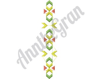 Southwest Border Machine Embroidery Design