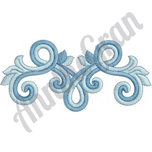 Swirly Vine Embellishment - Machine Embroidery Design
