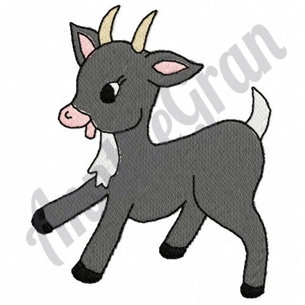 Baby Goat Embroidery Design. Machine Embroidery Design. Goat Embroidery Pattern. Baby Goat Pattern. Little Goat Embroidery Design