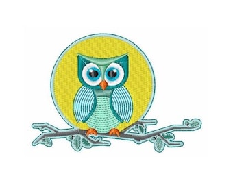 Owl Moon - Machine Embroidery Design