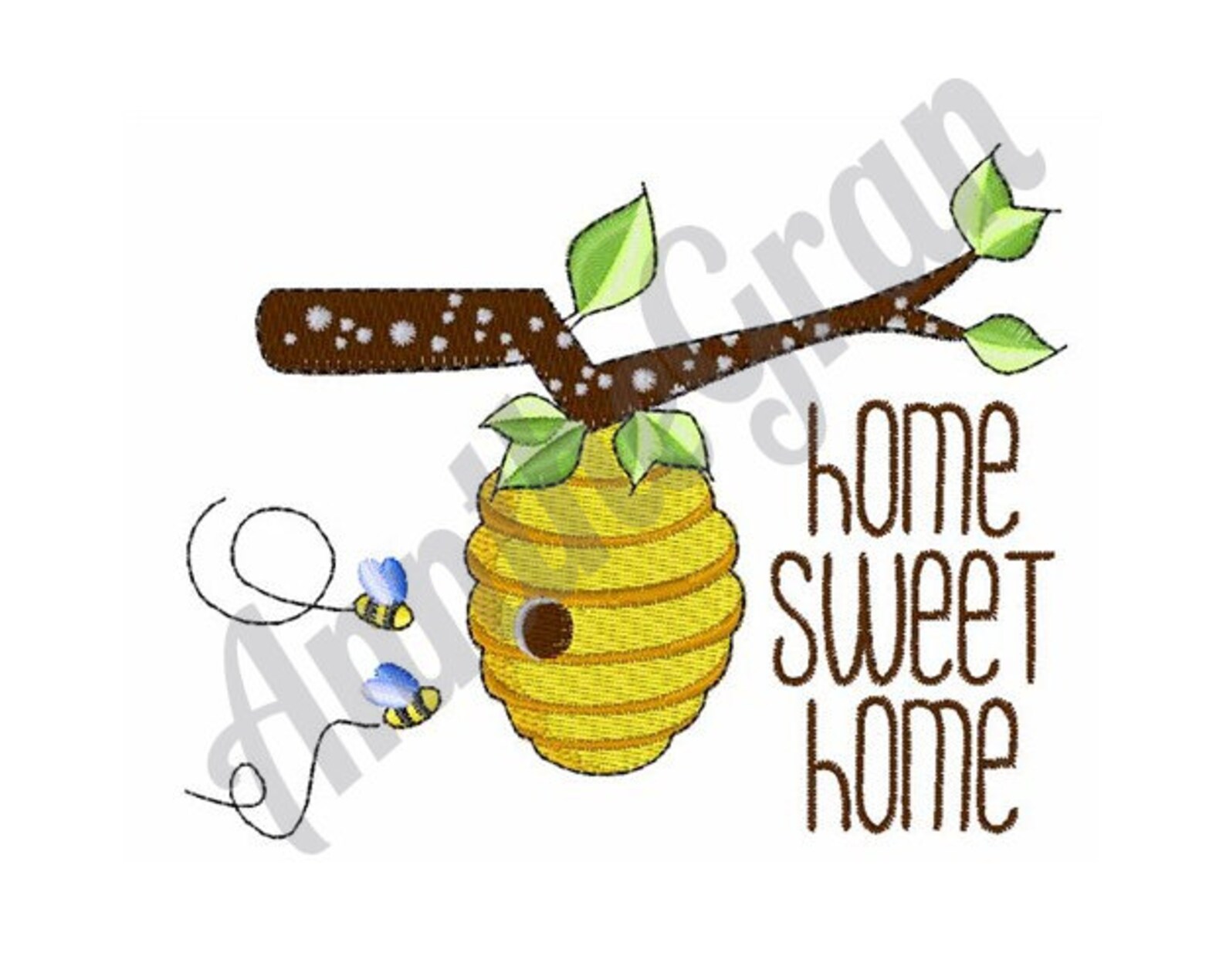 Beehive Embroidery Design. Machine Embroidery Design. Beehive Etsy