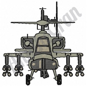 Könnte beinhalten: Eine Cartoon-Illustration eines grünen und grauen Militärhubschraubers mit der Nummer "1" auf der Vorderseite. Der Hubschrauber hat einen großen Rotor oben und einen kleineren Rotor am Heck. Er hat vier Landekufen und einen Satz Raketen an jeder Seite.