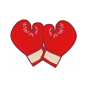 Boxing Gloves - Machine Embroidery Design