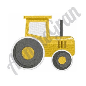 Tractor Embroidery Design. Machine Embroidery Design. Tractor Pattern. Farm Tractor Embroidery Design