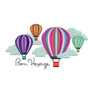 Bon Voyage - Machine Embroidery Design