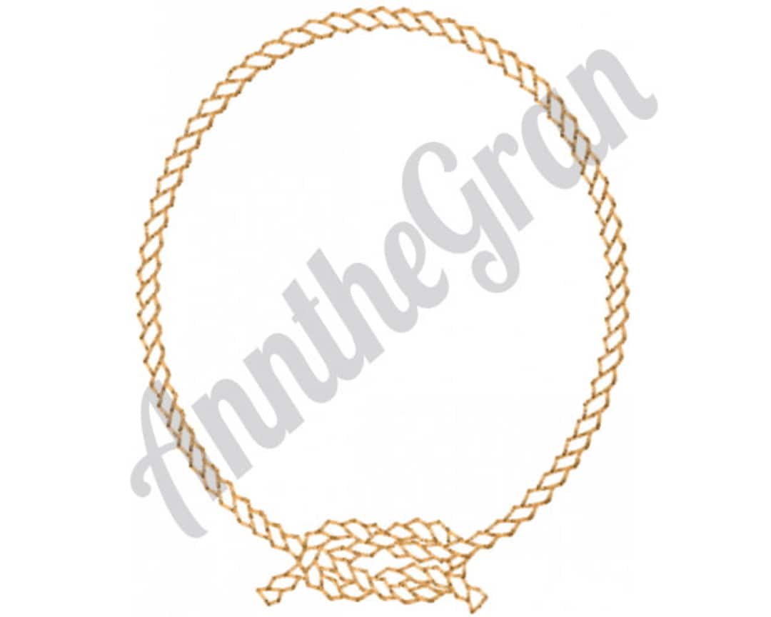 Circle Rope - Machine Embroidery Design - Etsy