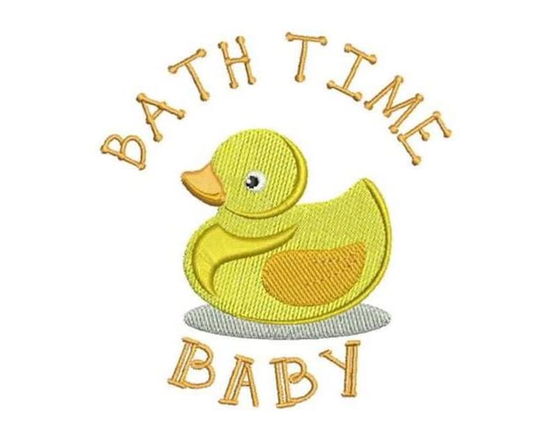 Bath Time Machine Embroidery Design Etsy