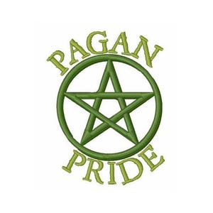 Pagan Pride - Design de bordado à máquina