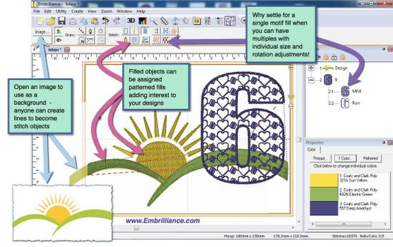 StitchArtist Level 1 Software Embroidery Software