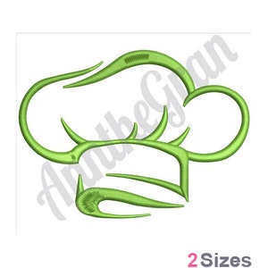 Chef&#39;s Hat - Machine Embroidery Design. Cooking Hat Embroidery Pattern. Chef Uniform Embroidery. Toque Blanche Design. Kitchen Hat Design