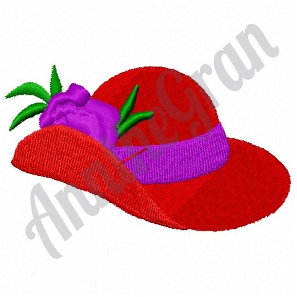 Red Hat - Machine Embroidery Design
