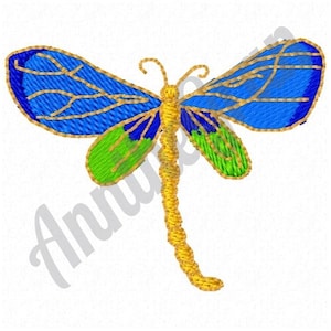 Dragonfly - Machine Embroidery Design. Dragonfly Embroidery Pattern