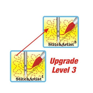 EMBRILLIANCE StitchArtist Level 3 UPGRADE Version from Level 1 to Level 3 - Embroidery Software / Embrilliance Software/ Digitizing Software