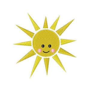 Happy Sunshine - machineborduurontwerp
