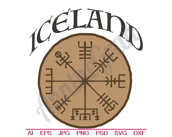 Vegvisir Magical Stave Svg Dxf Eps Png Jpg Vector Art Etsy