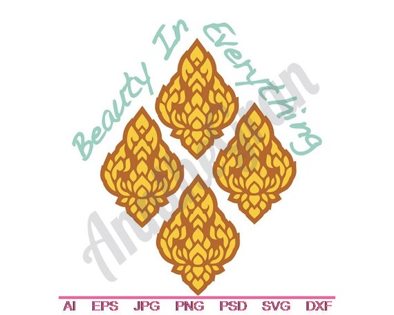 Beauty In Everything Svg Dxf Eps Png Jpg Vector Art Etsy