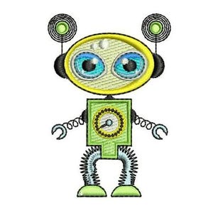 Robot - Machine Embroidery Design