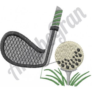 Golf Club Embroidery Design. Ball Embroidery Design. Machine Embroidery Design. Tee Embroidery Design. Golfing Embroidery Design