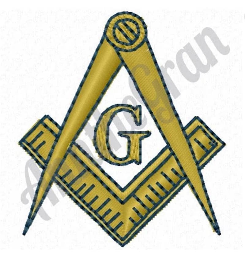Masonic Embroidery Design. Machine Embroidery Design. Mason Embroidery ...