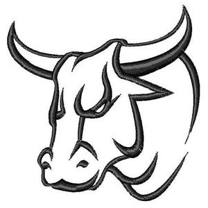 Bull Head - Machine Embroidery Design