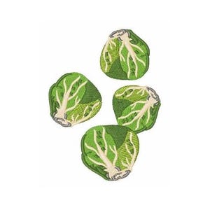 Rosenkohl - Stickdatei für die Stickmaschine