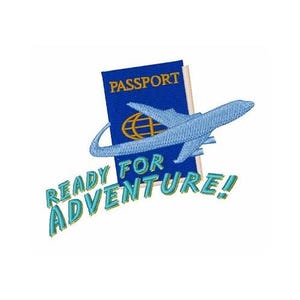 Ready For Adventure - Machine Embroidery Design
