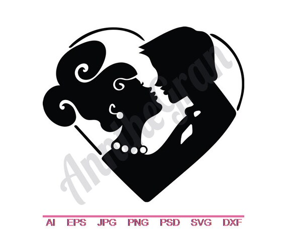 Wedding Love Couple Svg Dxf Eps Png Jpg Vector Art Etsy