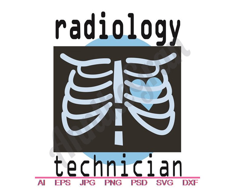 Radiology Technologist Svg Dxf Eps Png Jpg Vector Art Etsy
