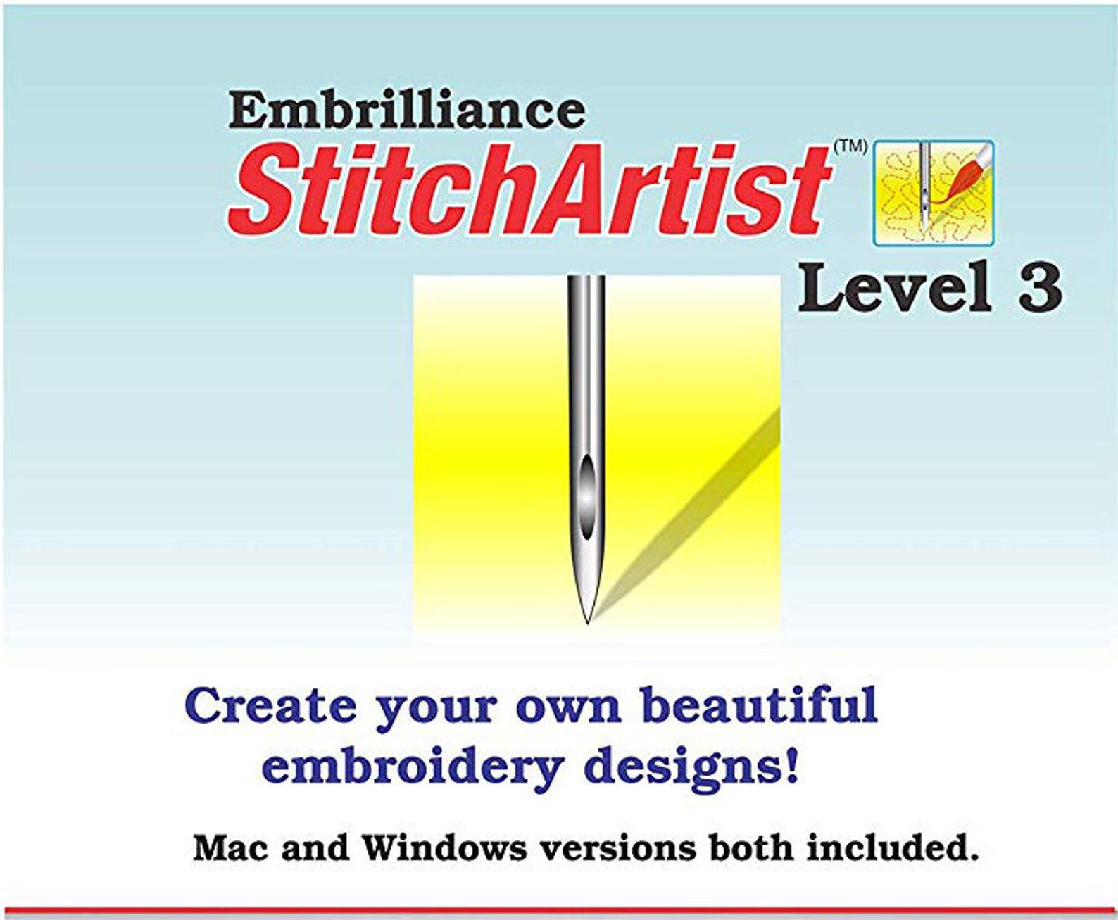 EMBRILLIANCE Stitchartist Level 3 Software Embroidery Etsy