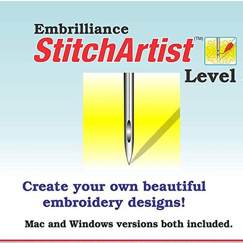 EMBRILLIANCE Stitchartist Level 1 Software Embroidery Etsy