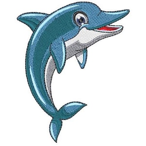 Dolphin - Machine Embroidery Design