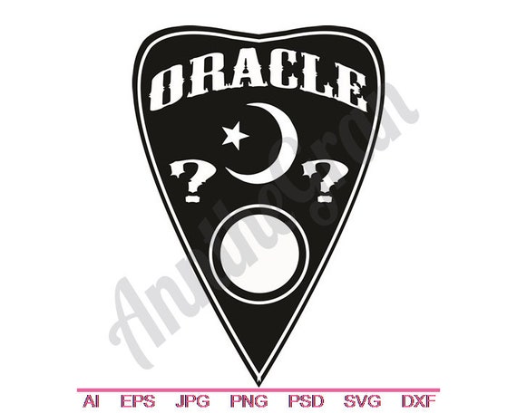 Ouija Planchette Svg Dxf Eps Png Jpg Vector Art Clipart Etsy