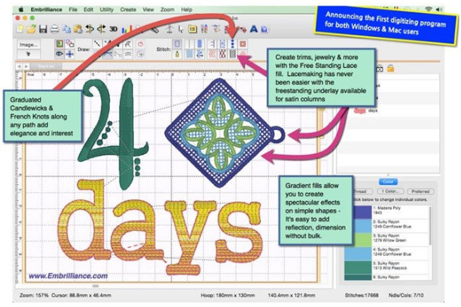 Get Embrilliance Embroidery Software Uk Pictures
