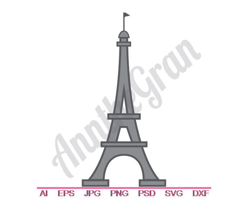 Download Landmark Cut File Paris Svg Clipart France Svg Cut File Paris Eiffel Tower Svg Dxf Jpg Vector Art Png Eps Eiffel Tower Cut File Craft Supplies Tools Kits How To
