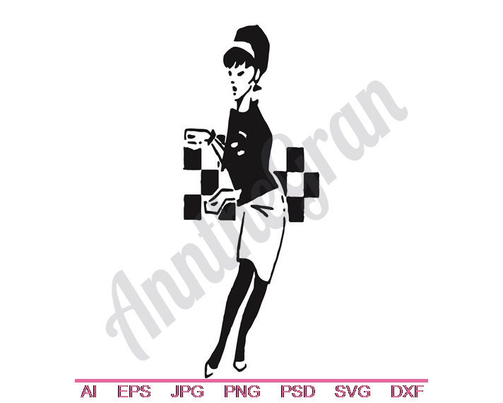 SKA Woman Dancer Svg, Dxf, Eps, Png, Jpg, Vector Art