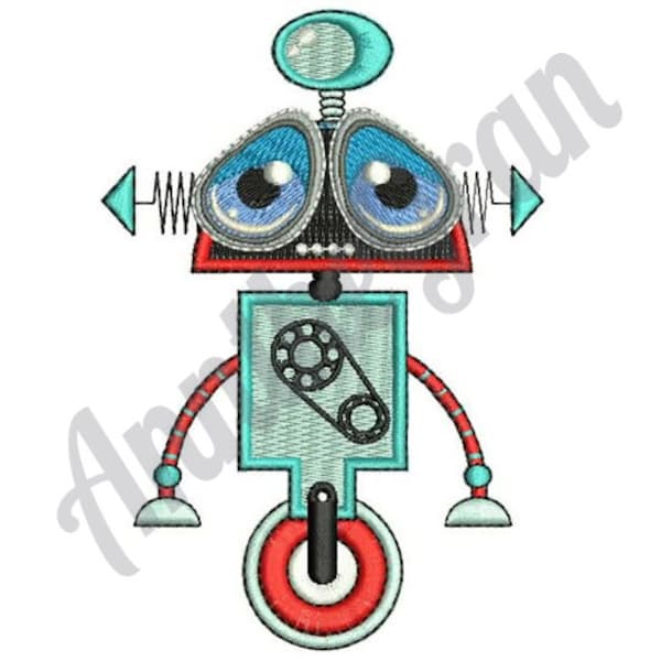 Robot Embroidery Design. Machine Embroidery Design. Science Robot Pattern. Robot Child Design. Robo Kid Embroidery Pattern. Boy Robot Design