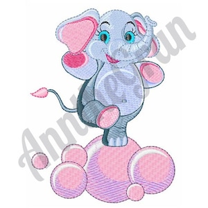 Elefant Stickdatei für die Maschine
