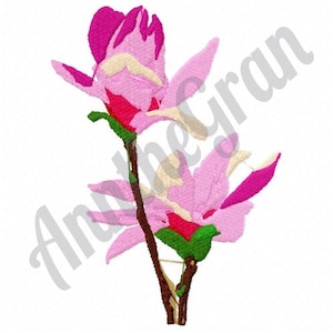 Orchid Embroidery Design. Machine Embroidery Design. Floral Embroidery Pattern. Orchid Flower Design. Beautiful Flower Embroidery Pattern